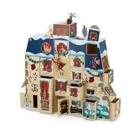 Vilac Dřevěný adventní kalendář k naplnění Domeček