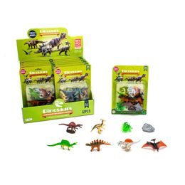 Dinosauři 9cm 6ks s doplňky na kartě 12ks v DBX