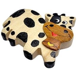 2Kids Toys Dřevěná magnetka velká Kráva