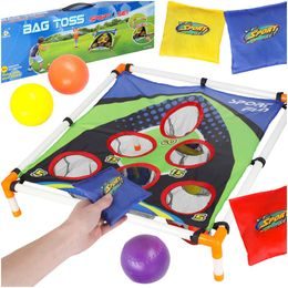 Hod na cíl pomocí dovednostní hry Bag Darts