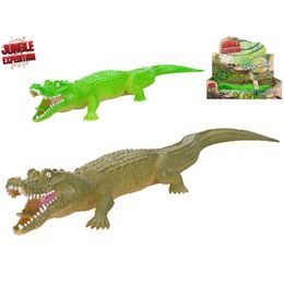 Jungle Expedition krokodýl 28cm 2barvy 8ks v DBX