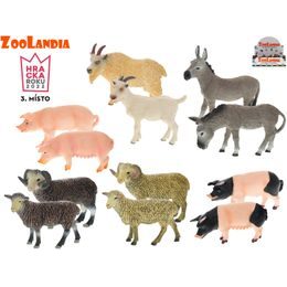 Zoolandia zvířátka farma 9-10cm12druhů v sáčku 24ks v DBX