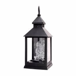 Cortina Lucerna LED 24x11x11cm s malý Andělem 2xAA R6 1,5V černý