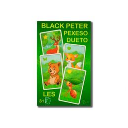 Černý Petr/Pexeso/Dueto les 3v1 7x10,5x1,5cm 31ks v krabičce