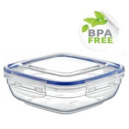 DUNYA Čtvercová dóza s klipem 1700 ml