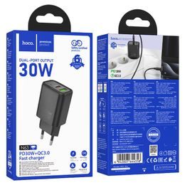 Gentle PD30W dual port adaptér ČERNÝ