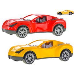 Auto sportovní 38cm na volný chod 2barvy 24m+ v síťce