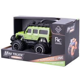 R/C auto nákladní 13cm 27MHz jednoduchá funkce na baterie 2druhy 2barvy v krabičce