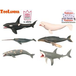 Zoolandia mořská zvířátka 18-26cm 6druhů v sáčku 12ks v DBX