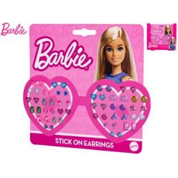 Barbie - náušnice nalepovací 28 párů na kartě 24ks v DBX