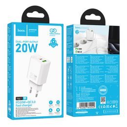 Gentle PD20W dual port adaptér BÍLÝ