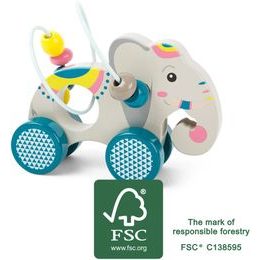 small foot Dřevěný slon na kolečkách Jungle