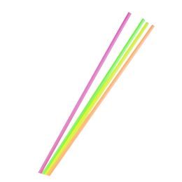 Plastová brčka znovupoužitelná Jumbo 250x8mm 150ks Neon
