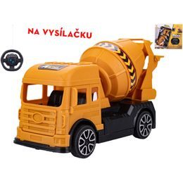R/C auto domíchávač 19cm 27MHz jednoduchá funkce na baterie v krabičce