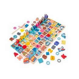 2Kids Toys Multifunkční deska vkládačka 6 v 1