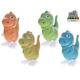 Dinosaurus 11cm po natažení skákající 4barvy 12ks v DBX