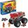 Monster Truck Stavebnice Hasičské Auto - MEGA Hot Wheels