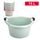 PF Plastový kulatý lavor 15L s madlem 42x39,5x25cm mix barev Surt Vrm