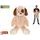 Plush Friends pes plyšový světle hnědý 80cm 0m+