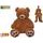 Plush Friends medvěd plyšový 150cm hnědý 0m+