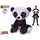 Plush Friends Star Sparkle panda plyšová 70cm sedící 0m+