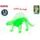 Dinoworld dinosaurus 8-9cm svítící ve tmě 2druhy 3ks na kartě