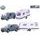 Kids Globe Traffic Volvo EX90 kov s karavanem 30cm zpětný chod v krabičce