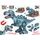 Dinosaurus T-Rex 28cm magnetický s doplňky 2ks v krabičce