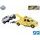 Kids Globe Traffic odtahovka 14cm kov zpětný chod na baterie světlo+zvuk s autem 11,5cm v krabičce