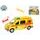 Kids Globe Traffic ambulance CZ kov 14cm zpětný chod na baterie se světlem a zvukem v krabičce