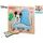 Mickey Mouse puzzle dřevěné 21x21cm 12m+ 4dílky 2druhy ve fólii
