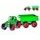 Traktor se sklápěcím přívěsem 54cm zelený 24m+ v síťce