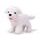 Labrador plyšový 23cm stojící bílý 0m+