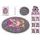 Kamínek se samolepkou kočičky 6druhů v krabičce 24ks v DBX