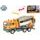 Kids Globe Traffic auto míchačka 15,5cm kov na zpětný chod na baterie se světlem a zvukem v krabičce