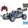 R/C buggy terénní 25cm 27MHz plná funkce na baterie se světlem 3barvy v krabičce