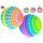 Sun Fun míč 23cm duhový 5druhů v síťce
