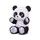 Panda plyšová 37cm sedící 0m+ v sáčku