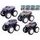 Monster truck 10cm kov na setrvačník 8druhů na kartě