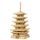 RoboTime 3D dřevěná skládačka Pětipatrová pagoda