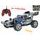 R/C buggy terénní 25cm 27MHz plná funkce na baterie se světlem 3barvy v krabičce