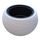 Květináč FURU BOWL s vkladem 37, 8 cm - barva: bílá