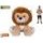 Plush Friends lev plyšový 50cm sedící 0m+