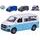 Kids Globe Traffic VW Transporter 13,5cm kov zpětný chod 3barvy 12ks v DBX