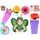 Miminko Babyblooms 12,5cm s doplňky a květinou 12druhů v krabičce 12ks v DBX