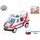 Kids Globe Traffic auto slovenská ambulance 8cm kov zpětný chod v krabičce
