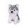 Husky plyšový 25cm sedící 0m+