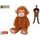 Plush Friends opice plyšová 80cm světle hnědá 0m+