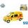 Kids Globe Traffic ambulance CZ kov 14cm zpětný chod na baterie se světlem a zvukem v krabičce