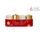 Bartek Svíčka adventní 4ks 40x70 zlatý mix